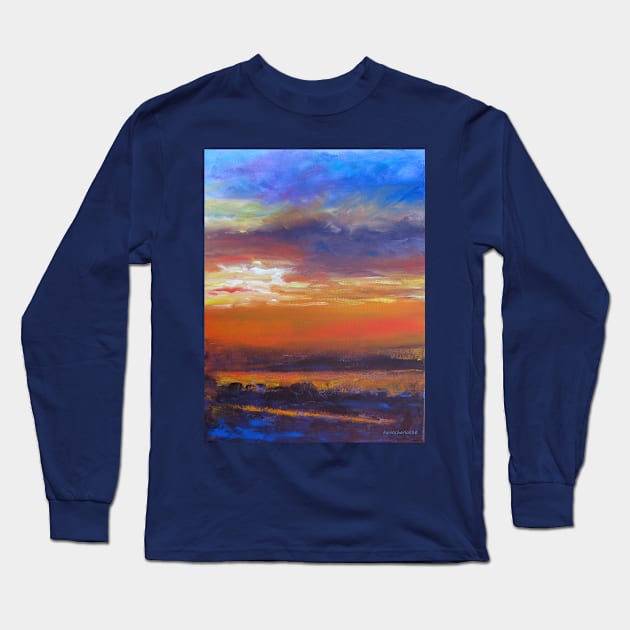 Sunrise Long Sleeve T-Shirt by karincharlotte